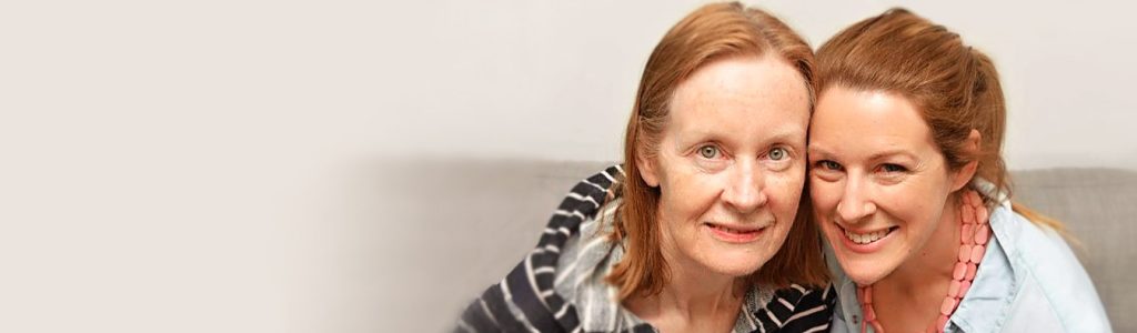 Jenny and Jean sitting on couch