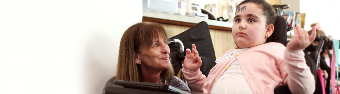 carer with disabled child